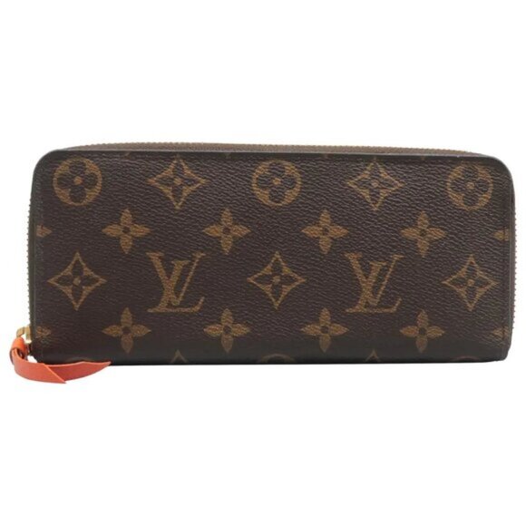 Louis Vuitton Clemence Brown Monogram Canvas Wallet 375-082025 - Picture 1 of 8